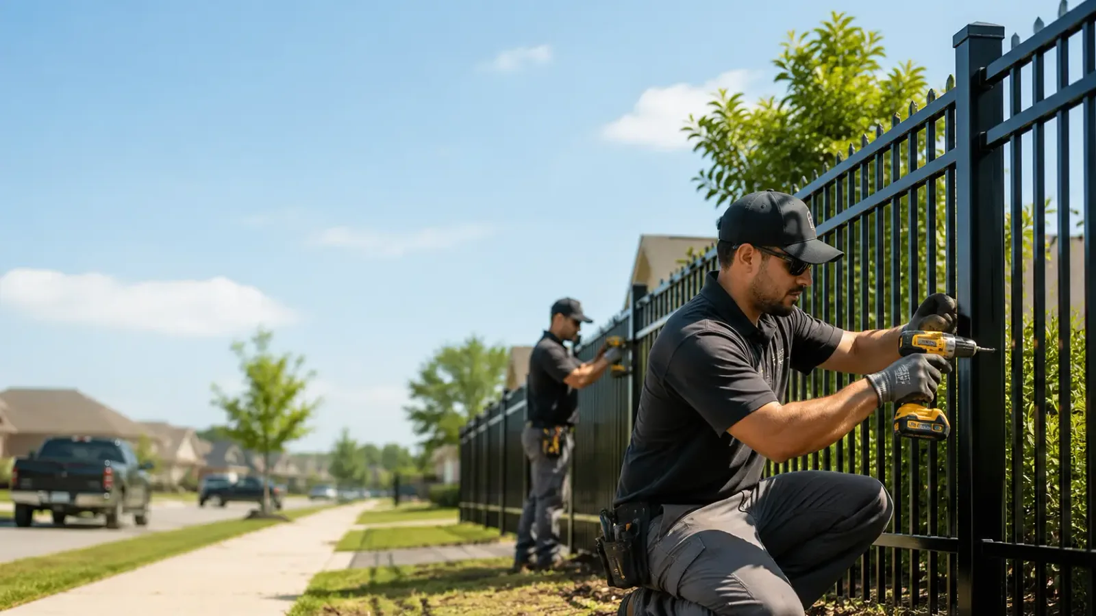 Metal Fence Installation in Vienna, OH